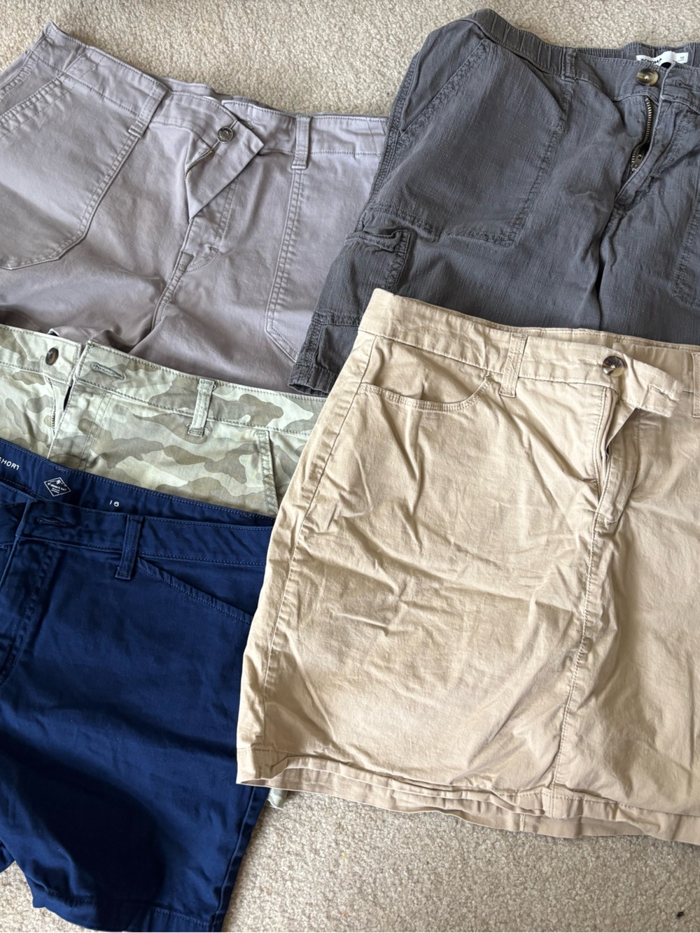 5 pr sz 16 Cargo & Casual Shorts Bundle